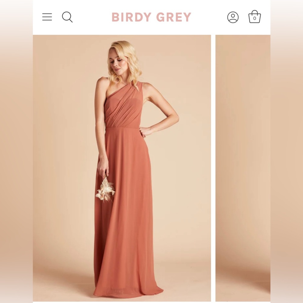 Size large - Terracotta - Birdy Grey bridesmaid dress